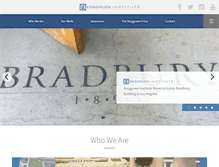 Tablet Screenshot of berggruen.org